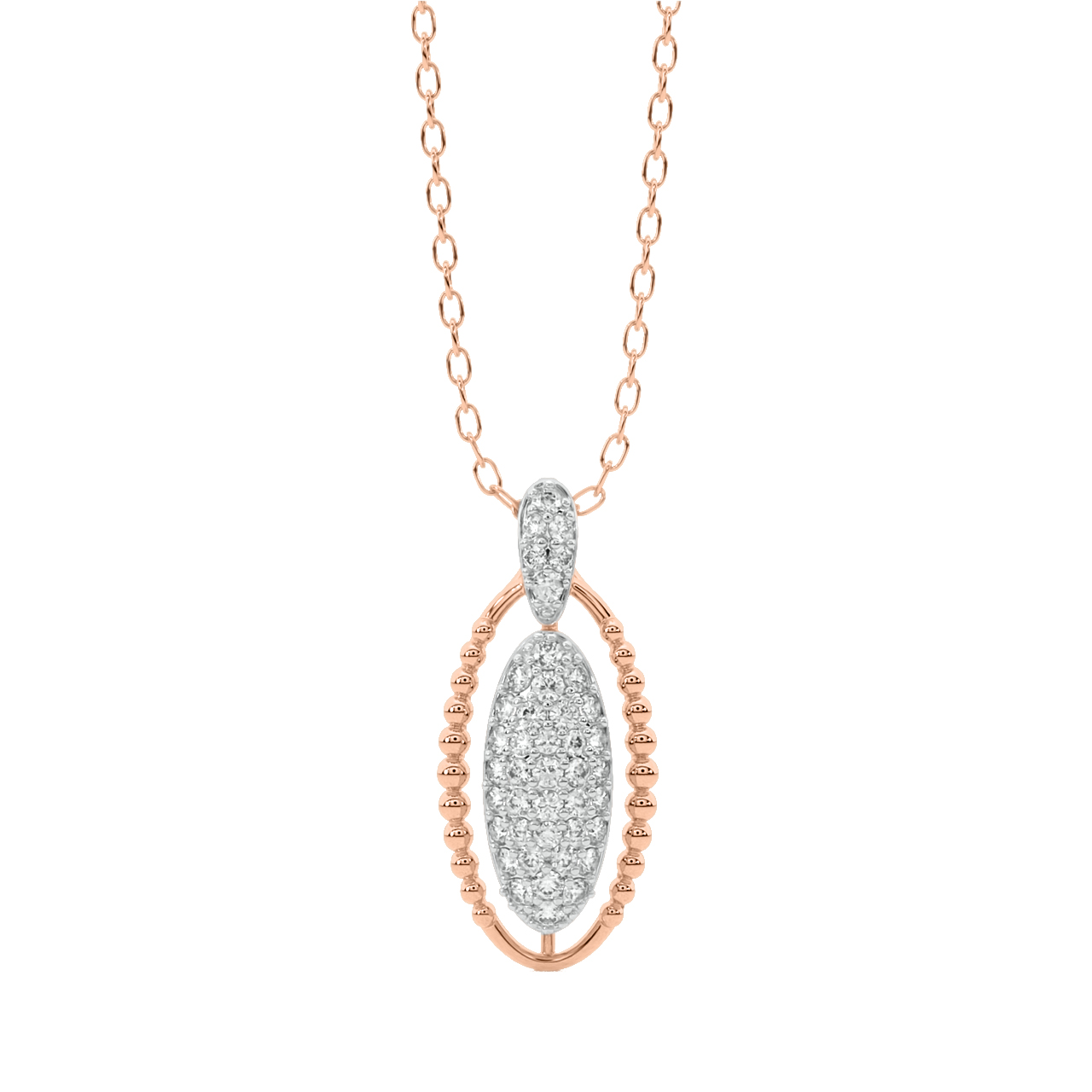 Sawyer Round Diamond Pendant